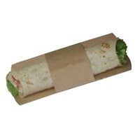 TORTILLA SLEEVE KRAFT 225 X 103MM