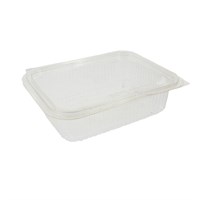 750CC CLEAR COMPOSTABLE PLA SALAD CONTAINER