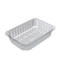 D1365 PADDED BLACK FOOD TRAY 239 X 167 X 65MM